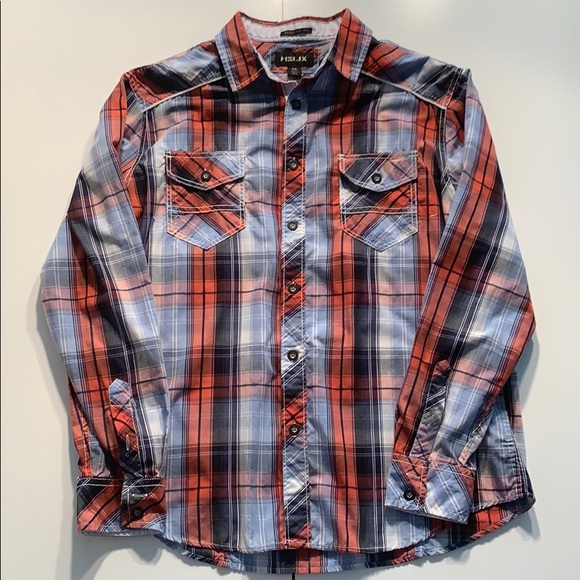 Men’s Country Inspired Plaid Button-Down Shirt - Picture 5 of 10